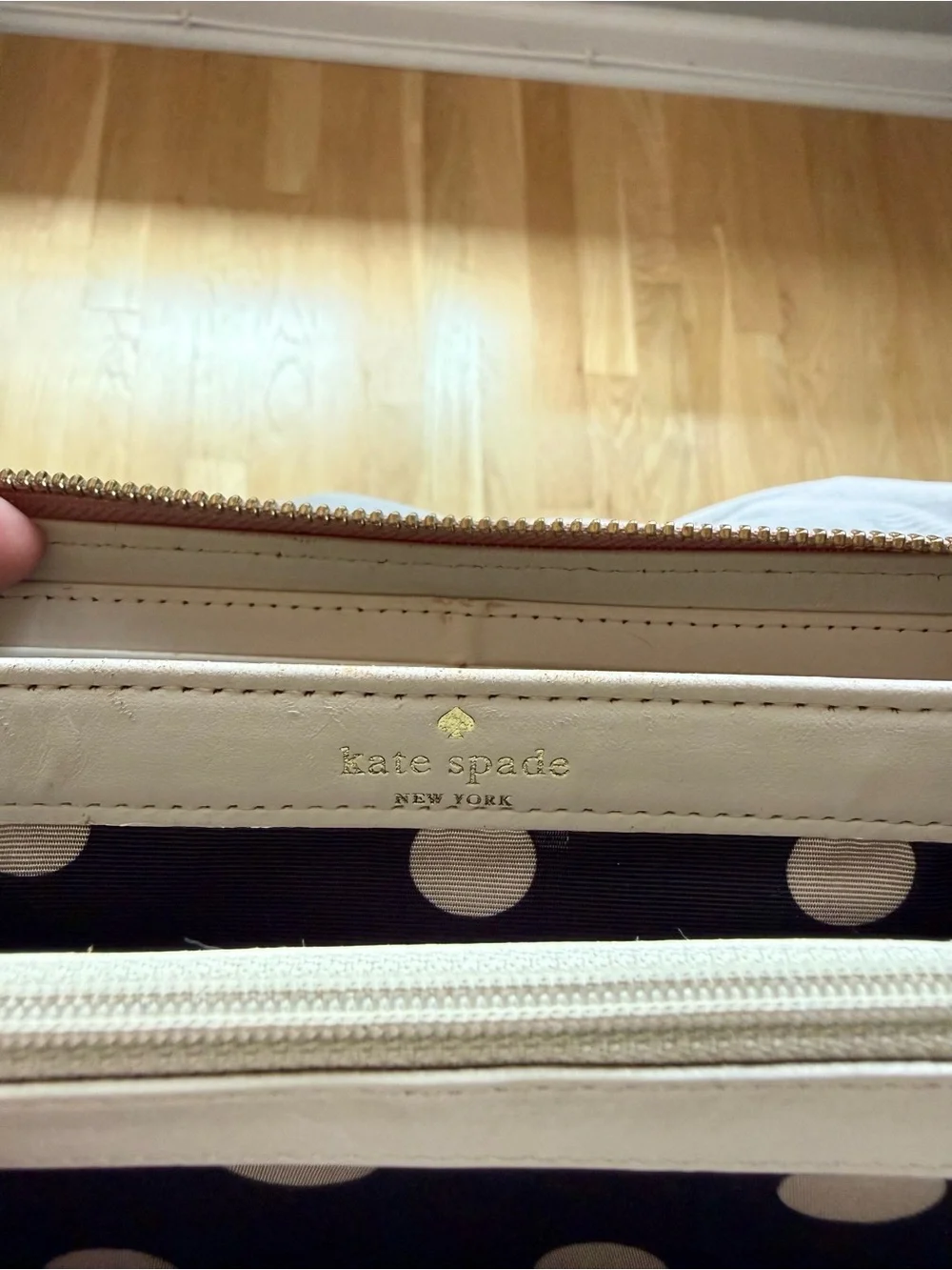 Kate Spade New York Patent Leather Zip Around Wallet